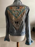Onado jeans jasje rijk geborduurd met kralen, Kleding | Dames, Maat 38/40 (M), Onado, Blauw, Ophalen of Verzenden