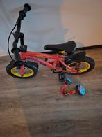 Kinderfiets lightning mc Queen incl zijwieltjes. 12 in, Ophalen, Minder dan 16 inch, Zijwieltjes