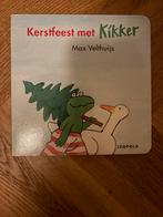 Kerstfeest met Kikker - Max Velthuijs, Boeken, Ophalen of Verzenden, Zo goed als nieuw, Uitklap-, Voel- of Ontdekboek, 2 tot 3 jaar