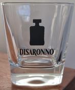 Disaronno vierkant glas met logo in zwart - IZGST, Verzamelen, Glas en Borrelglaasjes, Ophalen of Verzenden, Zo goed als nieuw
