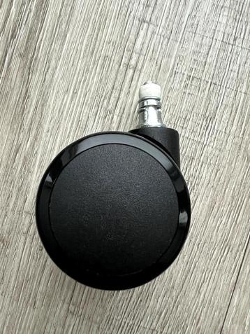 5x multifunctionele geremde (stoel)wieltjes - 11 mm x 65 mm beschikbaar voor biedingen
