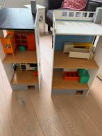 Dubbel poppenhuis, Ophalen, Gebruikt