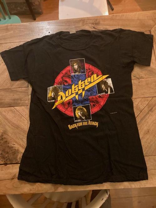 Dokken tour shirt Back for the Attack - origineel, Kleding | Heren, T-shirts, Gedragen, Maat 52/54 (L), Zwart, Ophalen of Verzenden