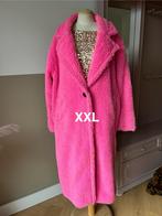 Roze bontjas XXL - Perfect voor carnaval!, Ophalen of Verzenden, Zo goed als nieuw, Maat 46/48 (XL) of groter