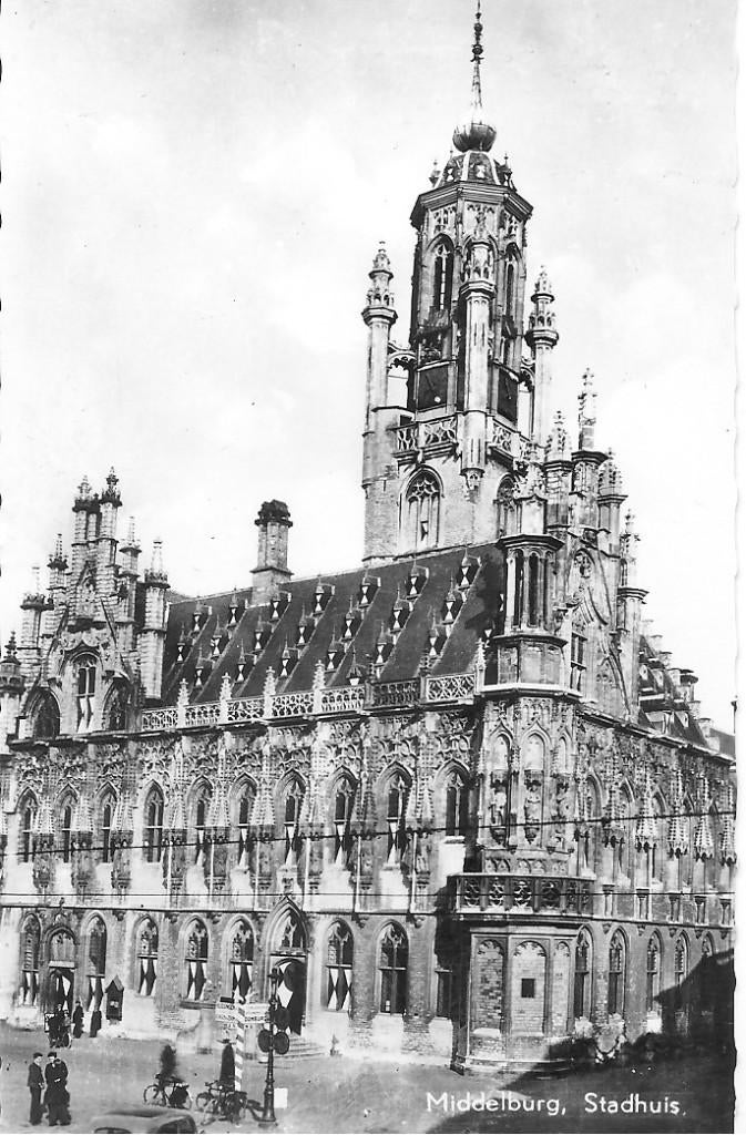 Middelburg Stadhuis., Ophalen of Verzenden, 1960 tot 1980, Ongelopen, Zeeland