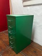 Vintage Groen Ladekastje L41 x B28 x H66, Huis en Inrichting, Kasten | Ladekasten, Ophalen, Minder dan 50 cm, Gebruikt, 5 laden of meer
