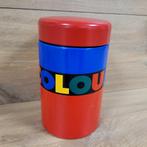 Brabantia Memphis stijl beschuit blik, Verzamelen, Blikken, Ophalen of Verzenden, Gebruikt, Beschuit, Overige merken