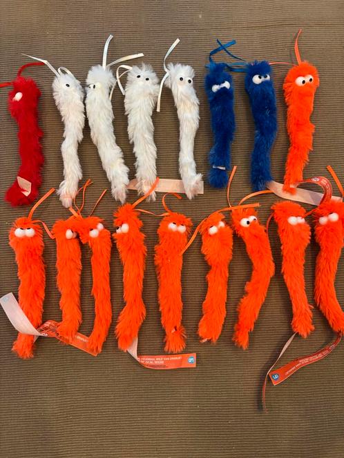Beesies AH Albert Heijn oranje rood blauw rood Set van 17, Verzamelen, Supermarktacties, Albert Heijn, Ophalen of Verzenden