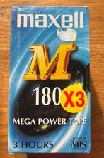 Maxell M180 3 - pk, Ophalen of Verzenden, Nieuw, Videoband