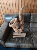 Teak houten Saxofoon - Decoratie, Antiek en Kunst, Kunst | Beelden en Houtsnijwerken, Ophalen