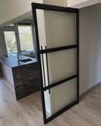 Stalen taatsdeur / scharnierdeur /schuifdeur op maat, Ophalen of Verzenden, Schuifdeur, Zo goed als nieuw, Glas