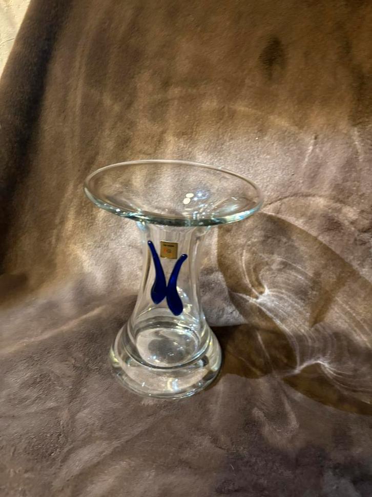 La Vida Deens design vaas - Blauwe vlinder/visjes, Huis en Inrichting, Woonaccessoires | Vazen, Zo goed als nieuw, Overige kleuren