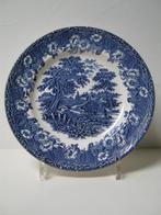 English Ironstone Tableware Ltd Blauw ontbijtbord, Antiek en Kunst, Antiek | Servies los, Ophalen of Verzenden