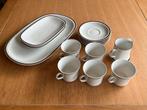 Schumann Arzberg Bavaria service 13-delig wit-bruin, Antiek en Kunst, Ophalen of Verzenden