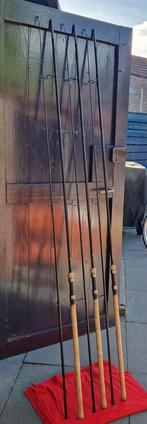 3x Fox Warrior S karperhengels. Full cork., Watersport en Boten, Hengelsport | Karpervissen, Ophalen, Gebruikt