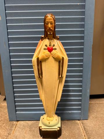 Oud Jezus beeld (gemerkt) beschikbaar voor biedingen