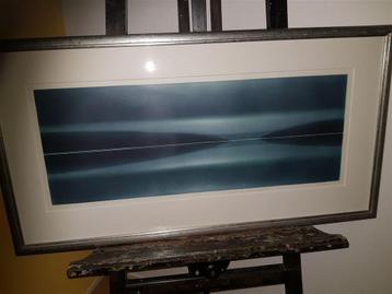 Terje Risberg, Noorwegen, grote mezzotint, gesigneerd beschikbaar voor biedingen