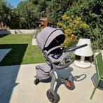 Stokke Xplory kinderwagen met reiswieg en assecoires, Zo goed als nieuw, Combiwagen, Verstelbare duwstang, Ophalen