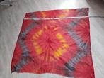 Mooie Voile stof oranje/ rood, Overige materialen, Overige kleuren, Nieuw, Ophalen of Verzenden