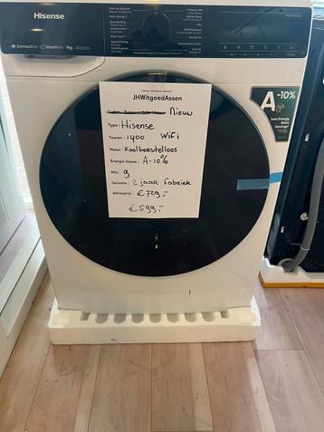 Nieuwe Hisense wasmachine wifi. 2 jaar fabrieksgarantie. beschikbaar voor biedingen