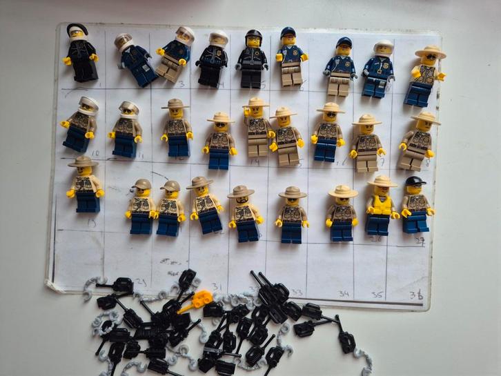 Lego forest police politie poppetjes met walki talki, Kinderen en Baby's, Speelgoed | Duplo en Lego, Zo goed als nieuw, Ophalen of Verzenden
