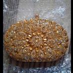 Nieuwe Gouden Avondtasje, Sieraden, Tassen en Uiterlijk, Tassen | Damestassen, Ophalen, Nieuw, Geel, Avondtasje