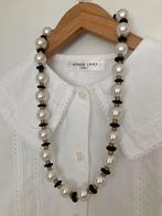 ✨Klassieke KETTING vintage ‘parel’ design klassiek etoile ✨, Sieraden, Tassen en Uiterlijk, Ophalen of Verzenden, Gebruikt, Zwart