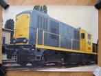 Vintage foto poster NS 2498 50-75cm, Ophalen of Verzenden, Trein, Kaart of Prent