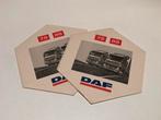 Twee bierviltjes DAF 75 - 85 serie, Ophalen of Verzenden, Nieuw, Auto's