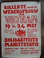 Vietnam Wederopbouw Poster - Jaren zeventig, 43 x 61 cm, Ophalen of Verzenden