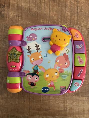Vtech Magisch Liedjesboek roze met licht en geluid. PRIMA. beschikbaar voor biedingen