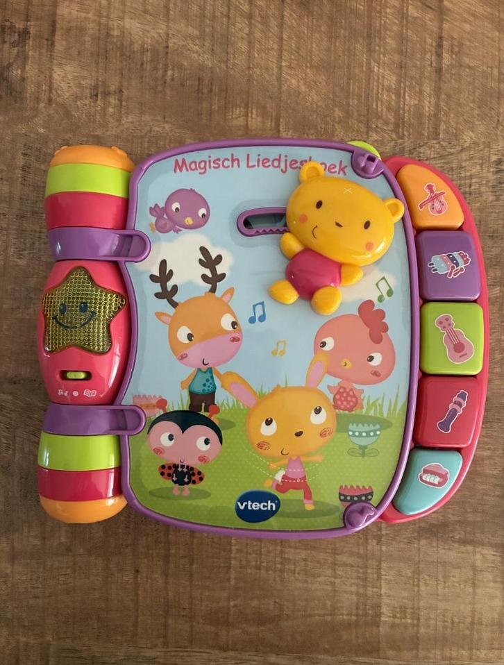 Vtech Magisch Liedjesboek roze met licht en geluid. PRIMA., Kinderen en Baby's, Speelgoed | Babyspeelgoed, Gebruikt, Overige typen