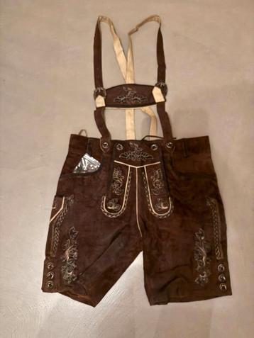 Lederhosen heren NIEUW maat 52 54 echt leer beschikbaar voor biedingen