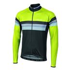 NALINI FIETSSHIRT LANGE MOUWEN HEREN ZWART FLUO - AIW LOGO J, Nieuw, Nalini, Ophalen of Verzenden, Heren