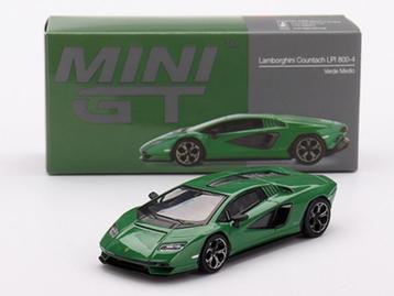 Mini GT 1:64 Lamborghini Countach LPI 800-4 Verde Medio lhd beschikbaar voor biedingen