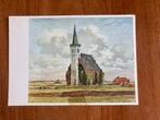 Kerk Den Hoorn (Texel). Naar kleurets van H.E. Roodenburg., Verzamelen, Ansichtkaarten | Nederland, 1960 tot 1980, Ongelopen, Ophalen of Verzenden