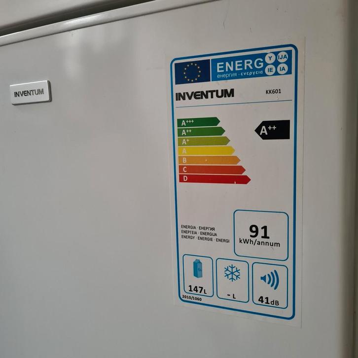 Inventum tafelmodel koelkast KK601, Witgoed en Apparatuur, Vriezers en Diepvrieskisten, Gebruikt, 85 tot 120 cm, Minder dan 60 cm