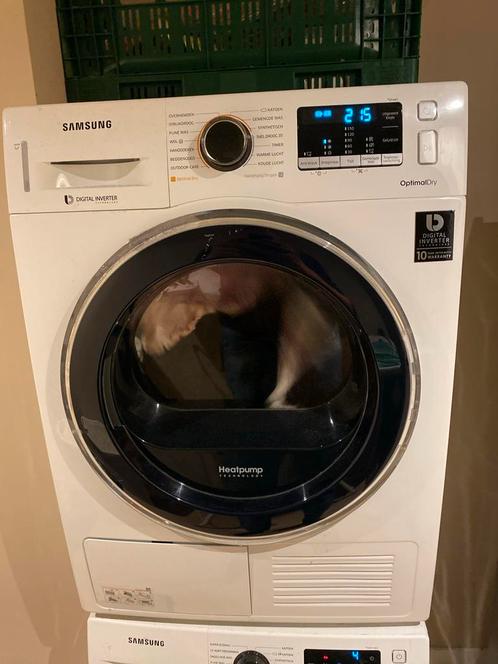 Samsung OptimalDry Warmtepomp Wasdroger, Witgoed en Apparatuur, Wasdrogers, Gebruikt, Condens, Voorlader, 8 tot 10 kg, 85 tot 90 cm