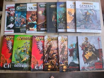 15 x Warhammer 40k / AoS game supplementen beschikbaar voor biedingen