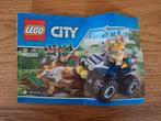 Lego city 60065 patrouille voertuig compleet met boekje, Ophalen of Verzenden, Zo goed als nieuw, Complete set, Lego