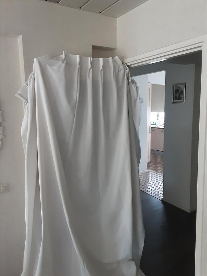 Gordijnen, Huis en Inrichting, Stoffering | Gordijnen en Lamellen, Zo goed als nieuw, 200 cm of meer, 200 cm of meer, Ophalen of Verzenden