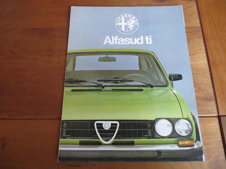 Folder Alfa Romeo Alfasud Ti 1.5 1978, Boeken, Auto's | Folders en Tijdschriften, Zo goed als nieuw, Alfa Romeo, Ophalen of Verzenden