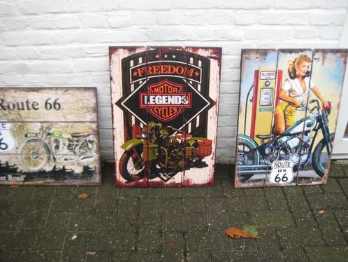 nieuwe houten retro mancave borden, Verzamelen, Retro, Huis en Inrichting, Ophalen