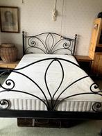 Bed met electrisch verstelbaar Auping spiraal, Huis en Inrichting, Slaapkamer | Bedden, Ophalen, Verstelbaar, Eenpersoons, Zwart