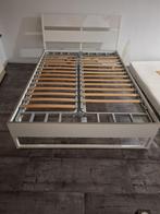 Gratis bedframe - ophalen in Veenendaal, Ophalen, Gebruikt, Wit, Tweepersoons