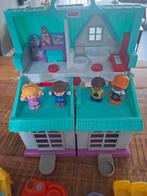 Fisher Price Little People Poppenhuis met Figuren, Ophalen of Verzenden, Gebruikt, Poppenhuis