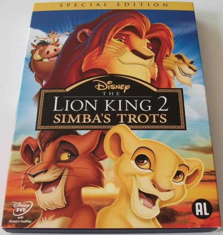 Dvd *** LION KING 2 *** Walt Disney, Cd's en Dvd's, Dvd's | Tekenfilms en Animatie, Zo goed als nieuw, Amerikaans, Tekenfilm, Alle leeftijden