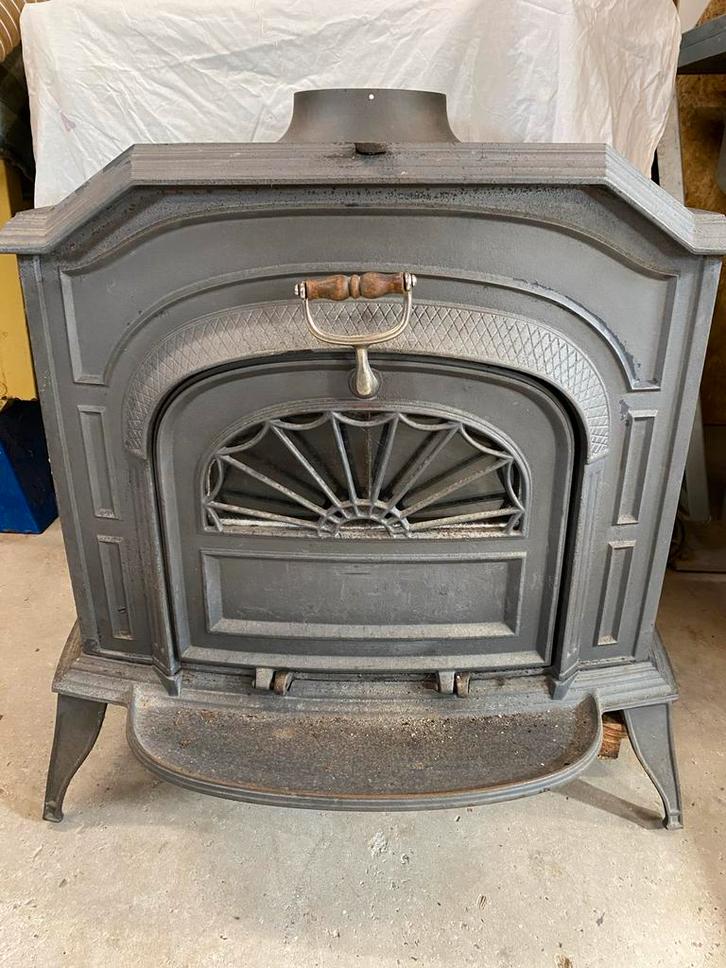 Vermont Castings Resolute Houtkachel, Huis en Inrichting, Kachels, Gebruikt, Vrijstaand, Houtkachel, Hout, Ophalen of Verzenden