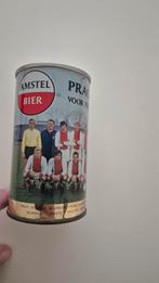 Amstel Ajax Bierblikje 1969 Zeldzaam, Verzenden, Gebruikt