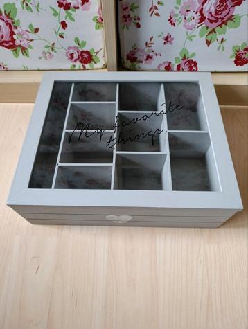Mooie opbergbox "My favorite things" beschikbaar voor biedingen